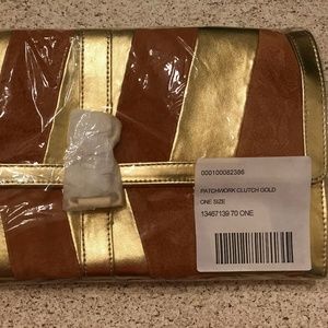 Patchwork Clutch Gold (never unwrapped)